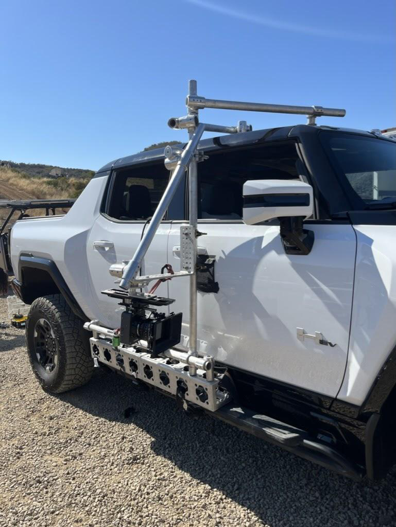 Front tire shot rigged with back tire adjustability in mind