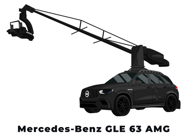 Mercedes Benz GLE 63 AMG Camera Car