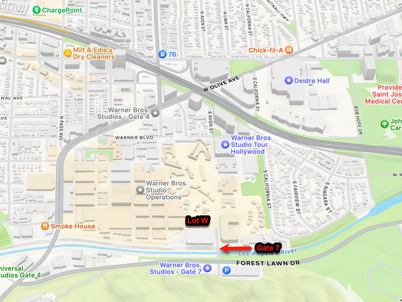 Cine Gear LA Expo Parking Map