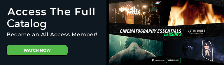 Blog CTA Banner, featuring Cinematography Essentials
