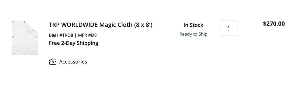 magic cloth - B&H Product