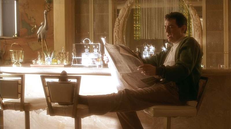 Joe Mantegna as Dean Martin in The Rat Pack Keylight example