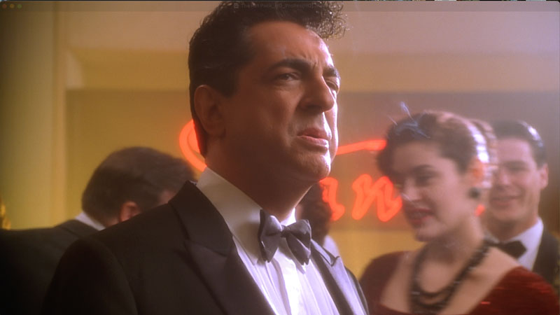 Joe Mantegna as Dean Martin in The Rat Pack Keylight example