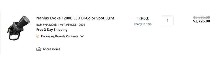 Nanlux Evoke 1200B LED 