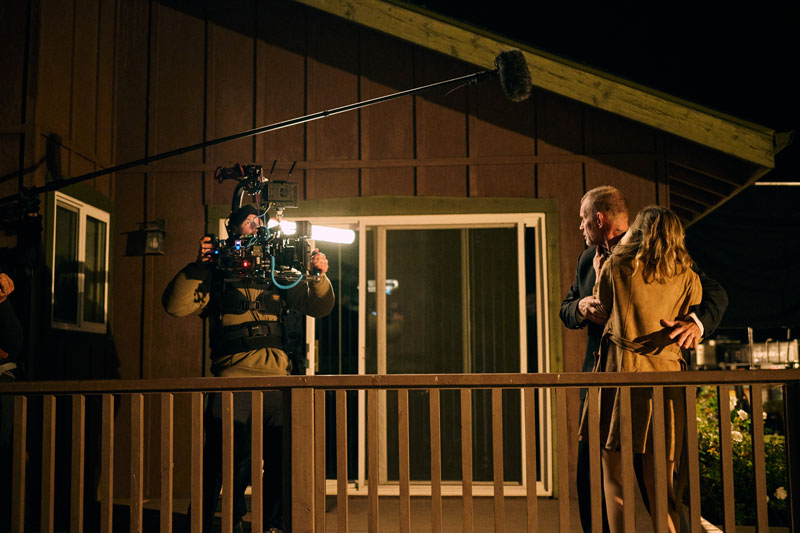 Filming Night Scene 
