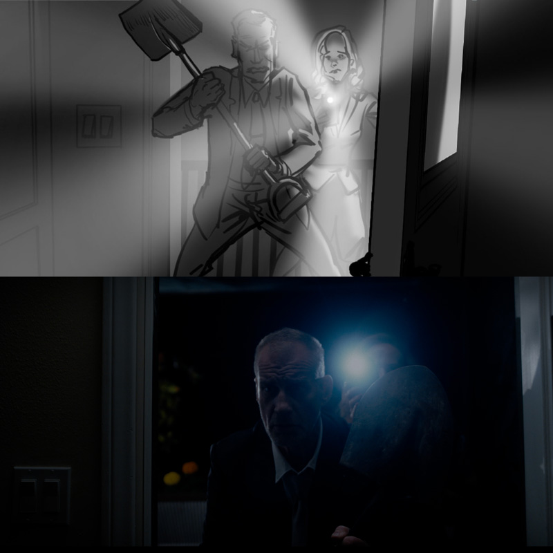 Storyboarding Night Exterior Scene - 6