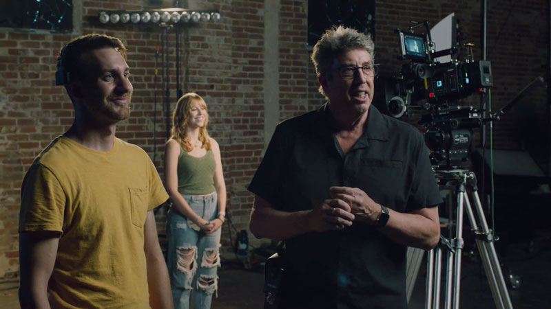 Shane Hurlbut, ASC and Tom Sigurdsson (gaffer) instructing on cinematic light quality