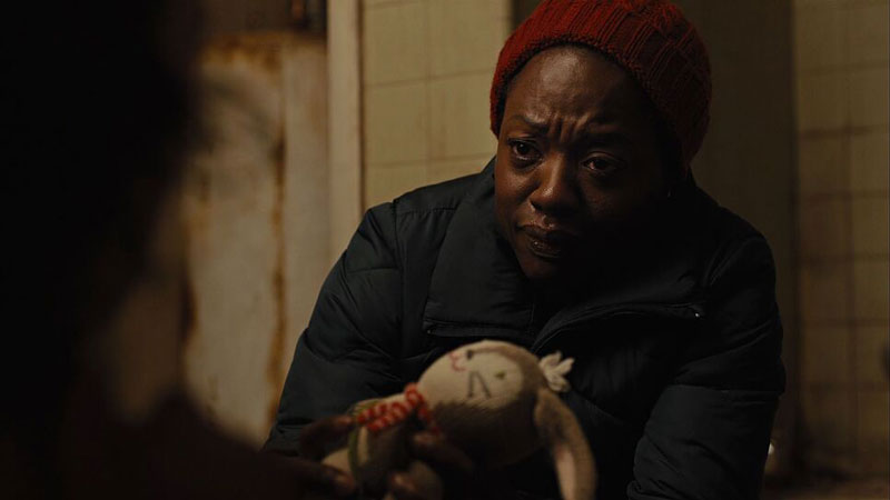 Nancy (Viola Davis) wears a red cap | 8:38 Productions