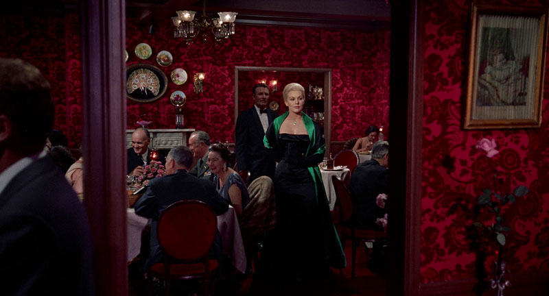 Red interior in Vertigo | Alfred J. Hitchcock Productions