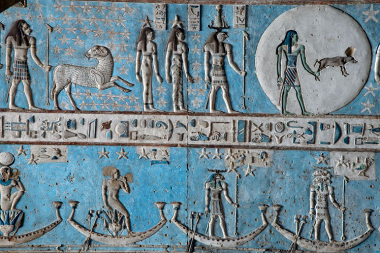 Egyptian blue dates back to the Egyptian Fourth Dynasty (4,500 years ago)