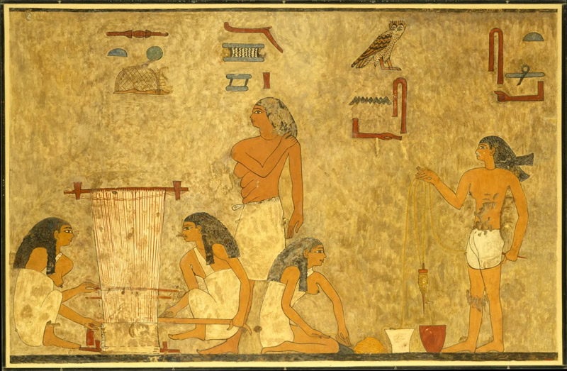 Weavers, tomb of Khnumhotep (c. 1897 - 1878 BCE)
