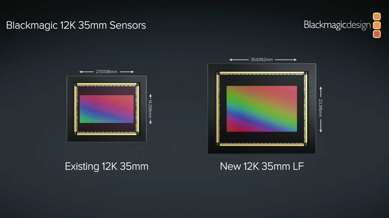 Blackmagic 12K 35mm Sensors 