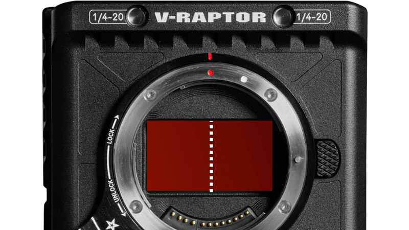 RED V-Raptor Camera sensor
