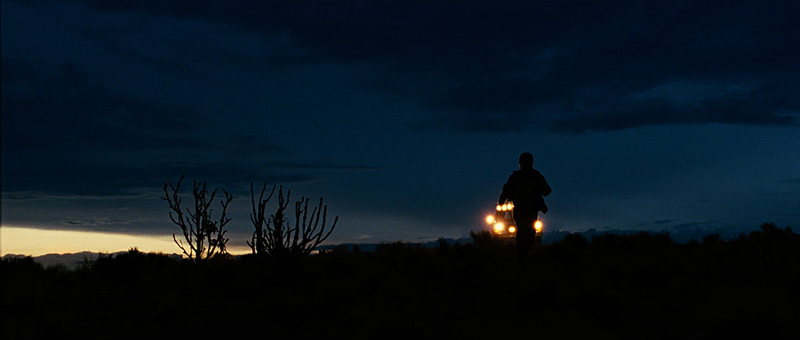 No Country for Old Men - negative space in the desert