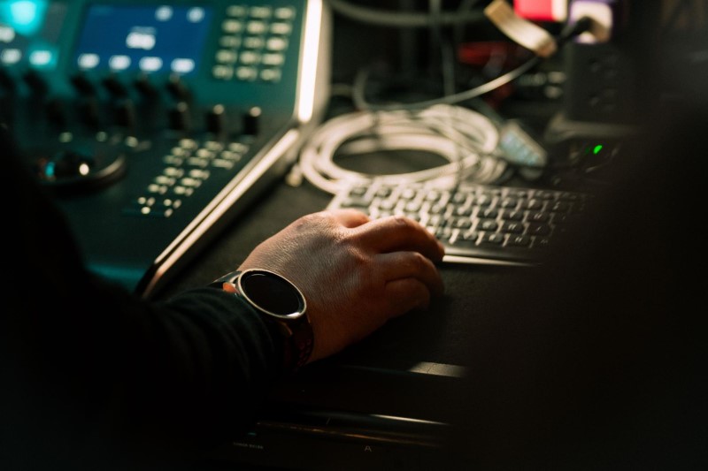 Colorist Dave Cole grading - URSA Cine 12K LF