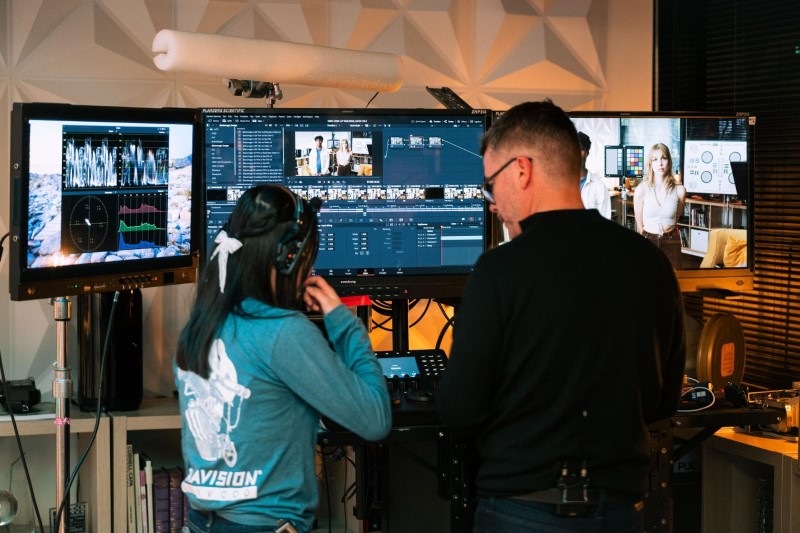 Colorist Dave Cole grading - URSA Cine 12K LF