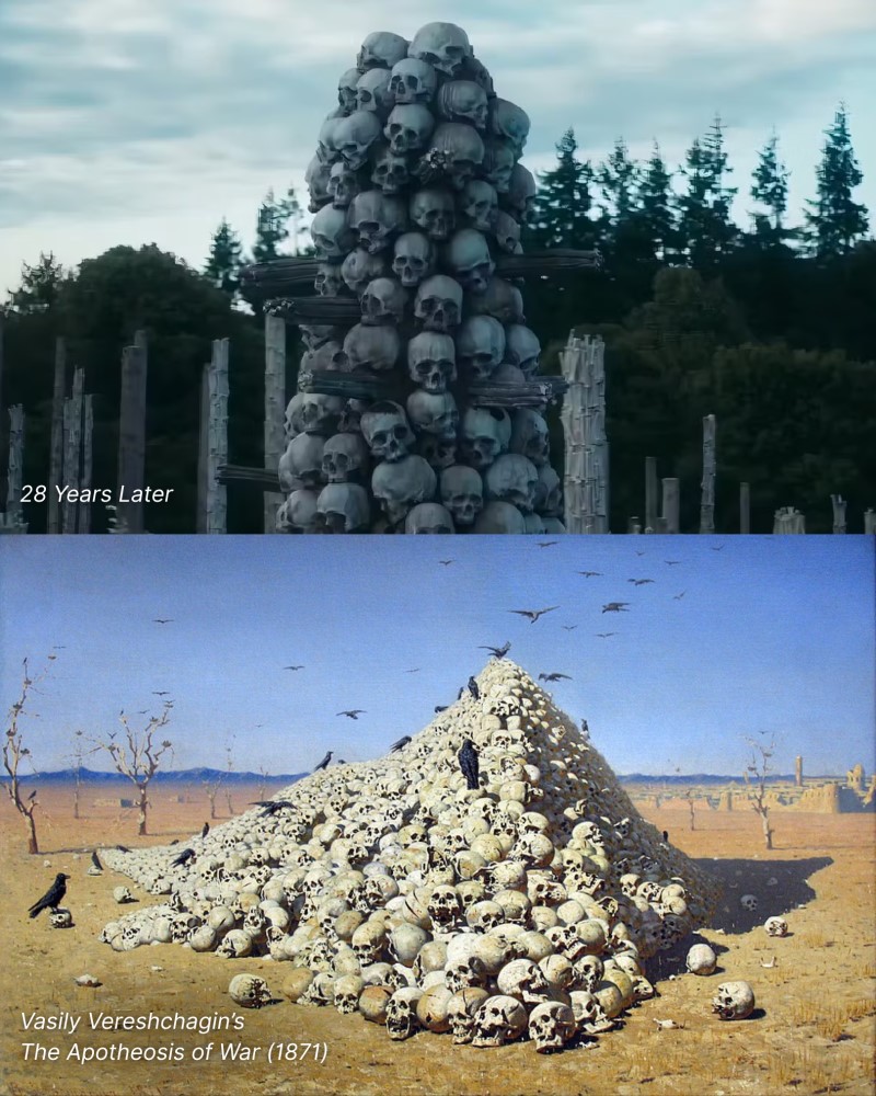 28 Years Later + Vasily Vereshchagin’s The Apotheosis of War