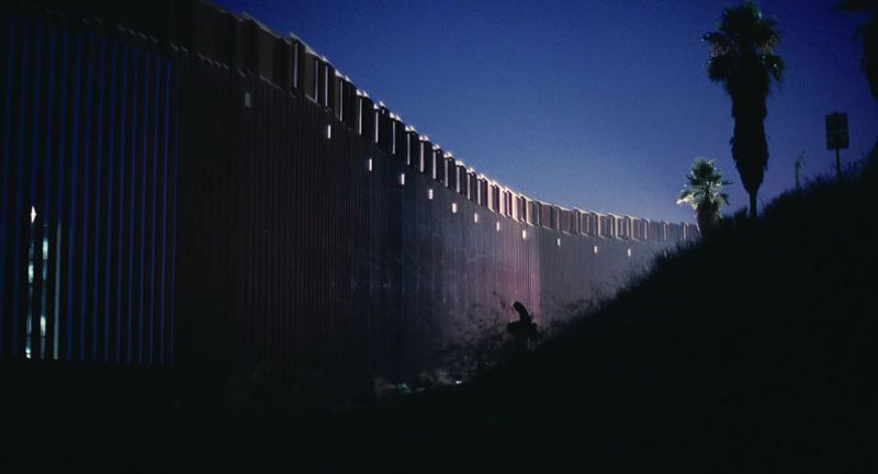 Border wall in One Battle After Another