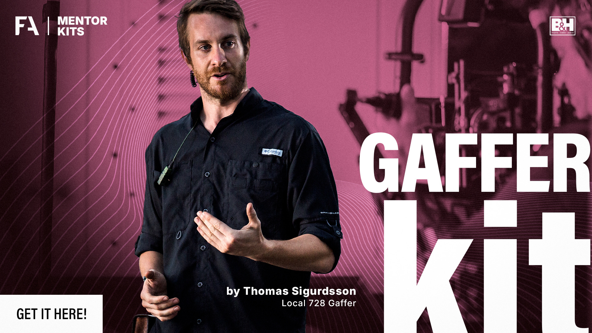 03-FB-FA-Mentor-Kits-Gaffer-1920X1080 Filmmakers Academy Thomas Sigurdsson Gaffer Mentor Kit for Filmmakers Academy. Film Production Equipment Lists.