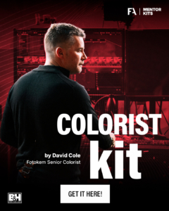 04-FB-FA-Mentor-Kits-Colorist-1080X1350 Dave Cole Colorist Mentor Kit for Filmmakers Academy. Film Production Equipment Lists.