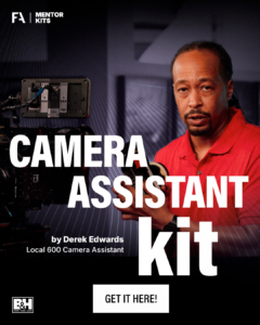 05-FB-FA-Mentor-Kits-CA-1080X1350 Derek Edwards Camera Assistant Mentor Kit for Filmmakers Academy. Film Production Equipment Lists.