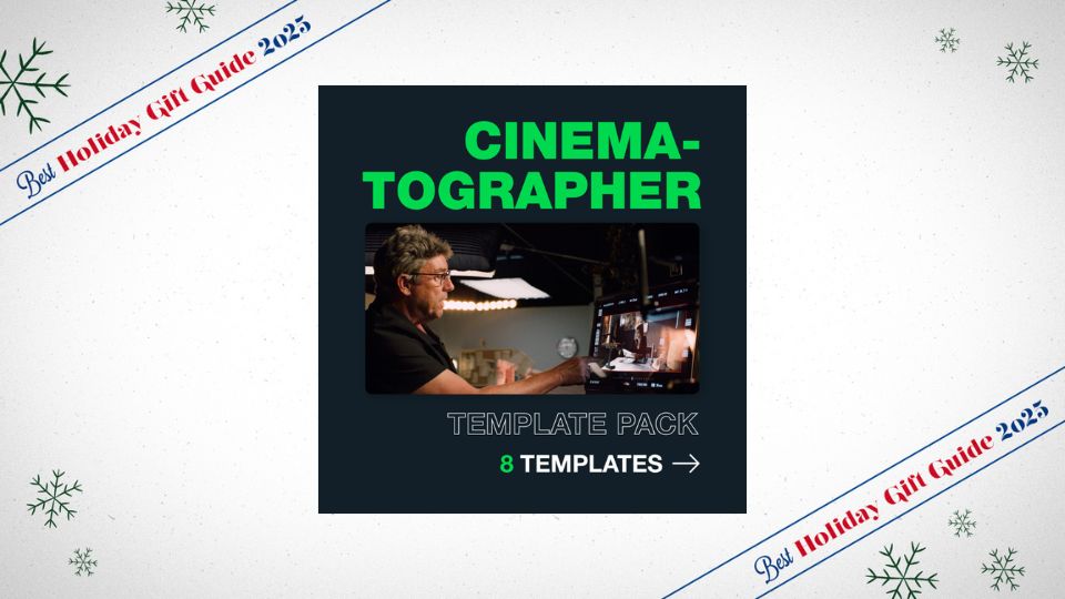 Cinematographer Template Package