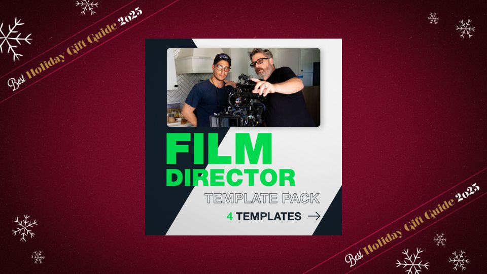 Film Director Template Package - 2025 Holiday Sale
