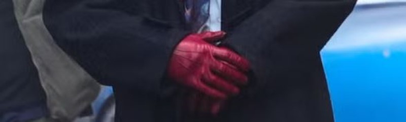 Marty Supreme's red gloves
