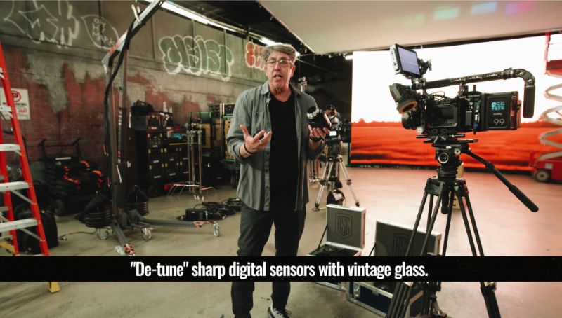 Shane Hurlbut explains de-tuning digital cameras with vintage lenses