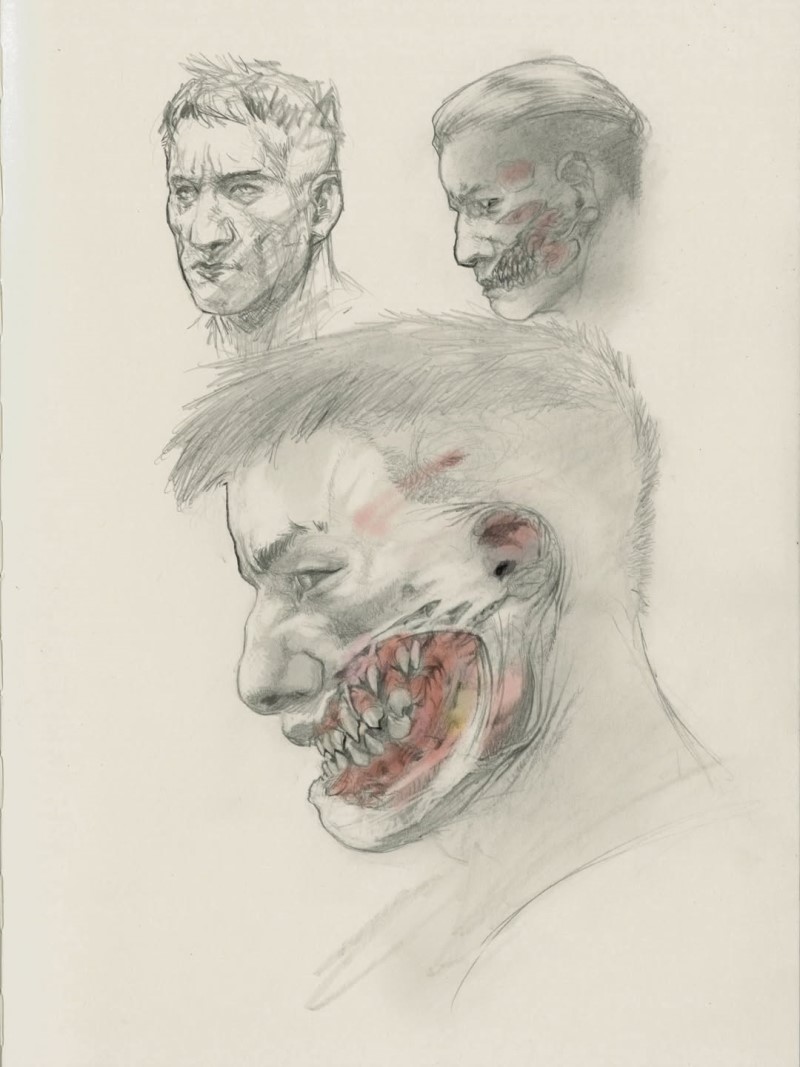 Vampire makeup design on Sinners movie