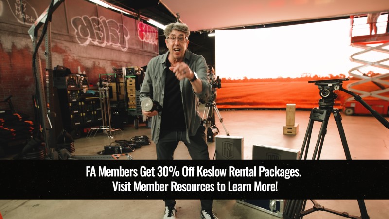 Shane Hurlbut displaying the 30% Keslow Rentals discount to members
