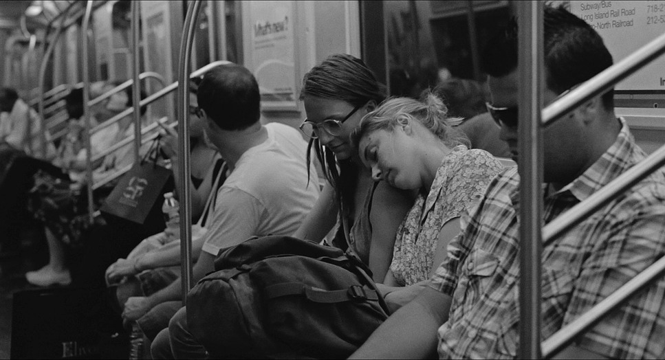 Canon L-Series lens on Frances Ha film