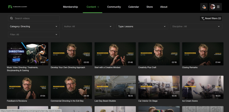Filmmakers Academy Platform - Navigate Film Career