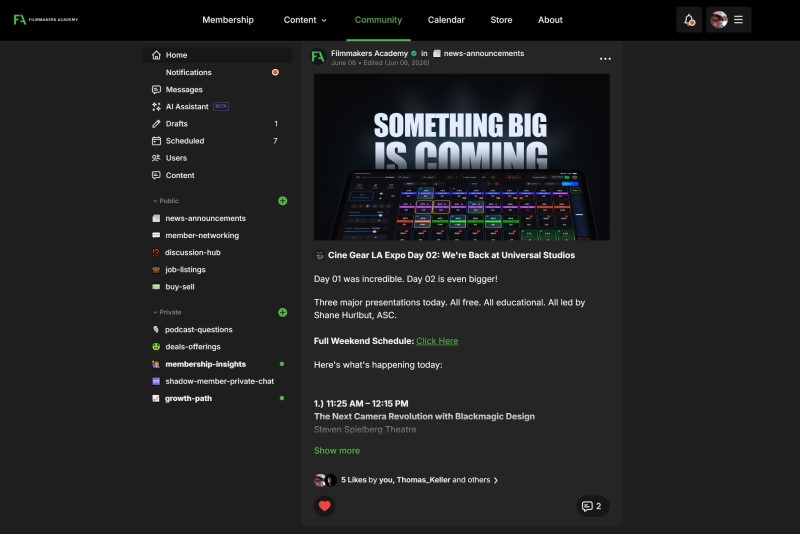 Filmmakers Academy Community