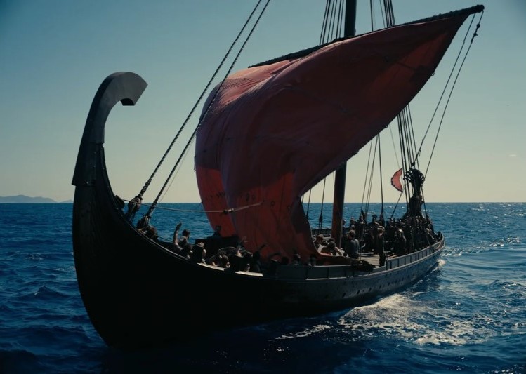 Greek Warship in The Odyssey movie